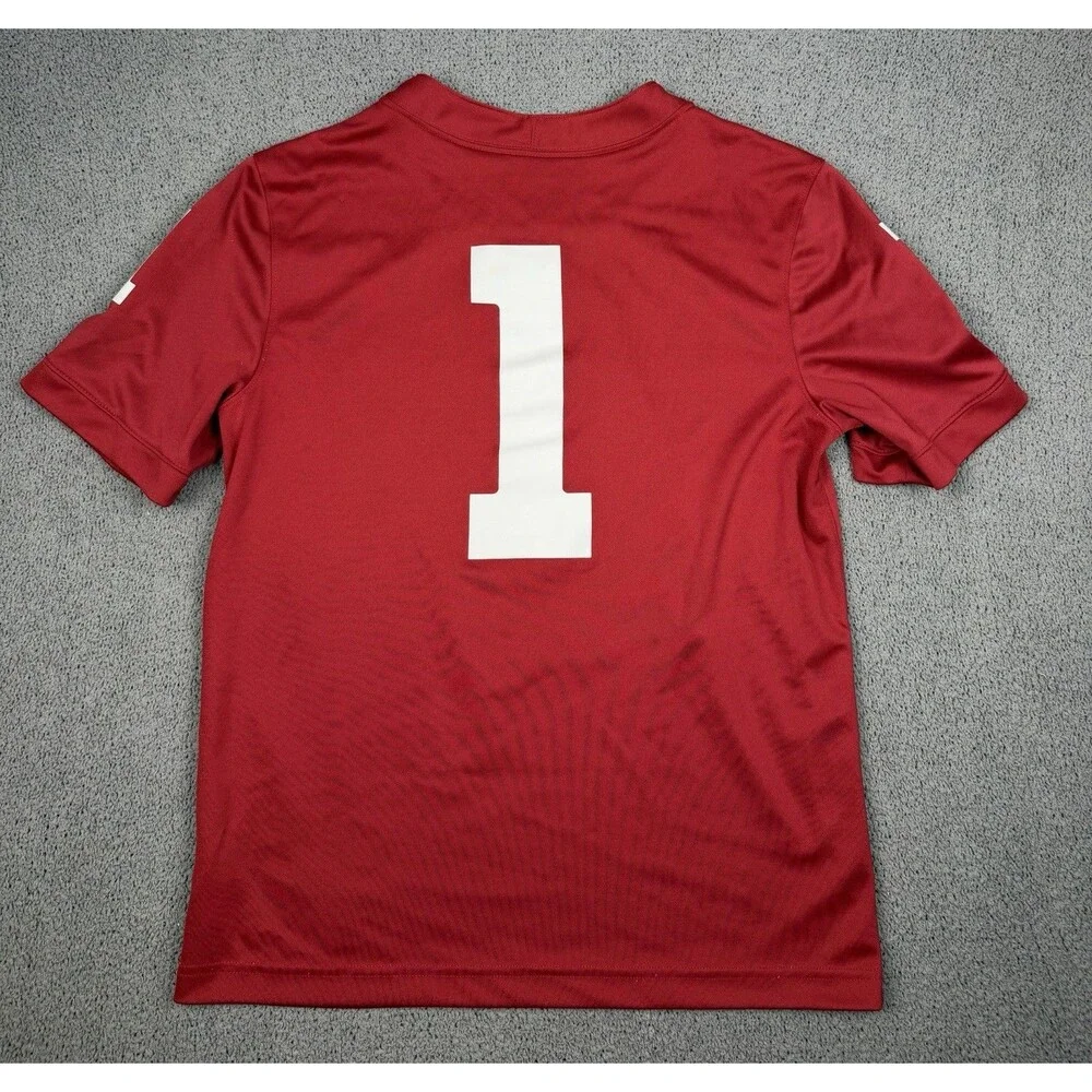 Jordan Oklahoma Sooners Jersey Mens M Red OU #1 Football University NCAA Nike